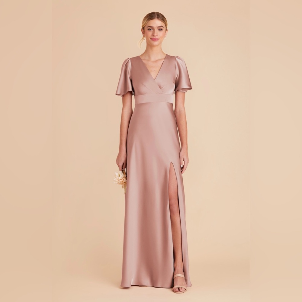NWT Birdy Grey Marni Matte Satin Dress English Rose - Small